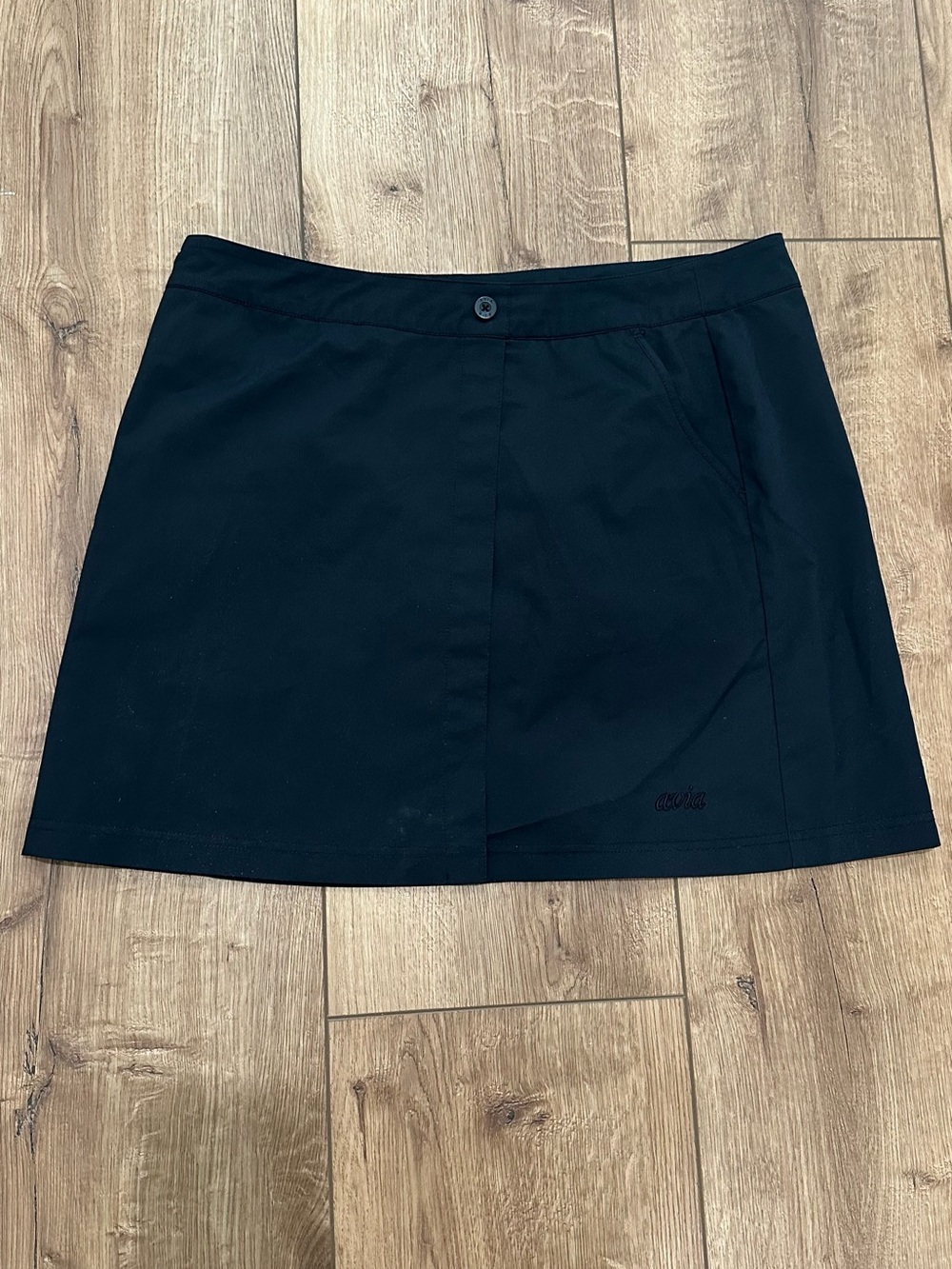 Avia Black Mini Skort - Athletic Wrap Front